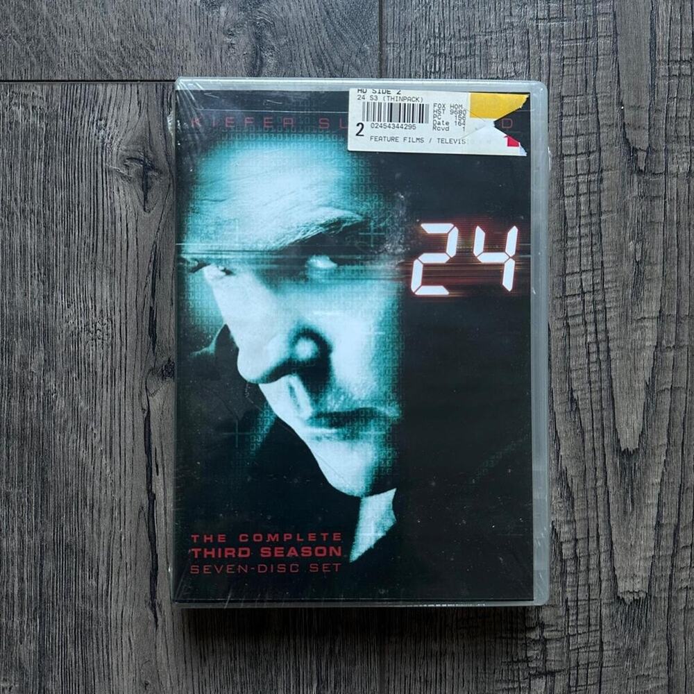 24 Sealed New Complete Third Season Drama Thriller TV Series DVD